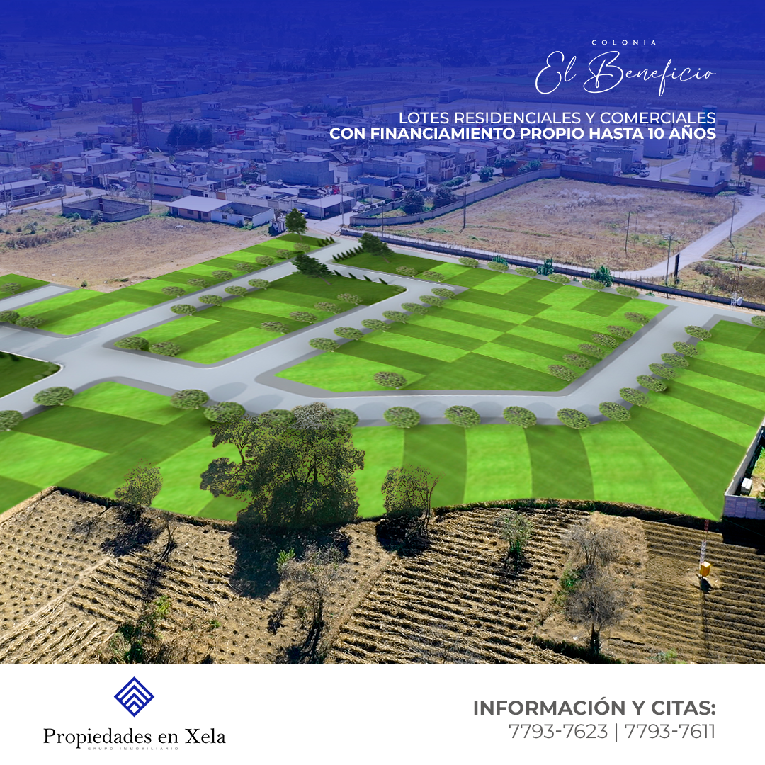 Lotes residenciales y comerciales